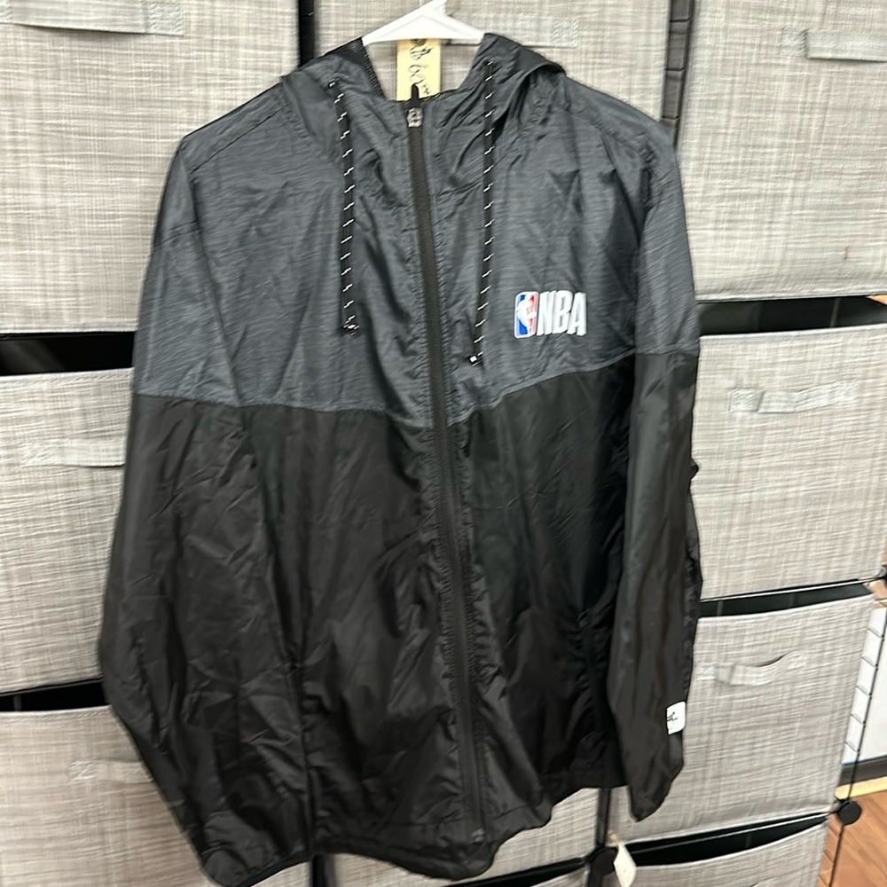 NBA Windbreaker gray/black